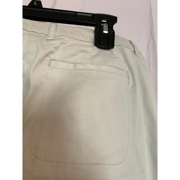 Elizabeth and James Size 12 Pale Mint Green Cotton Blend Dress Pants - Picture 3 of 8